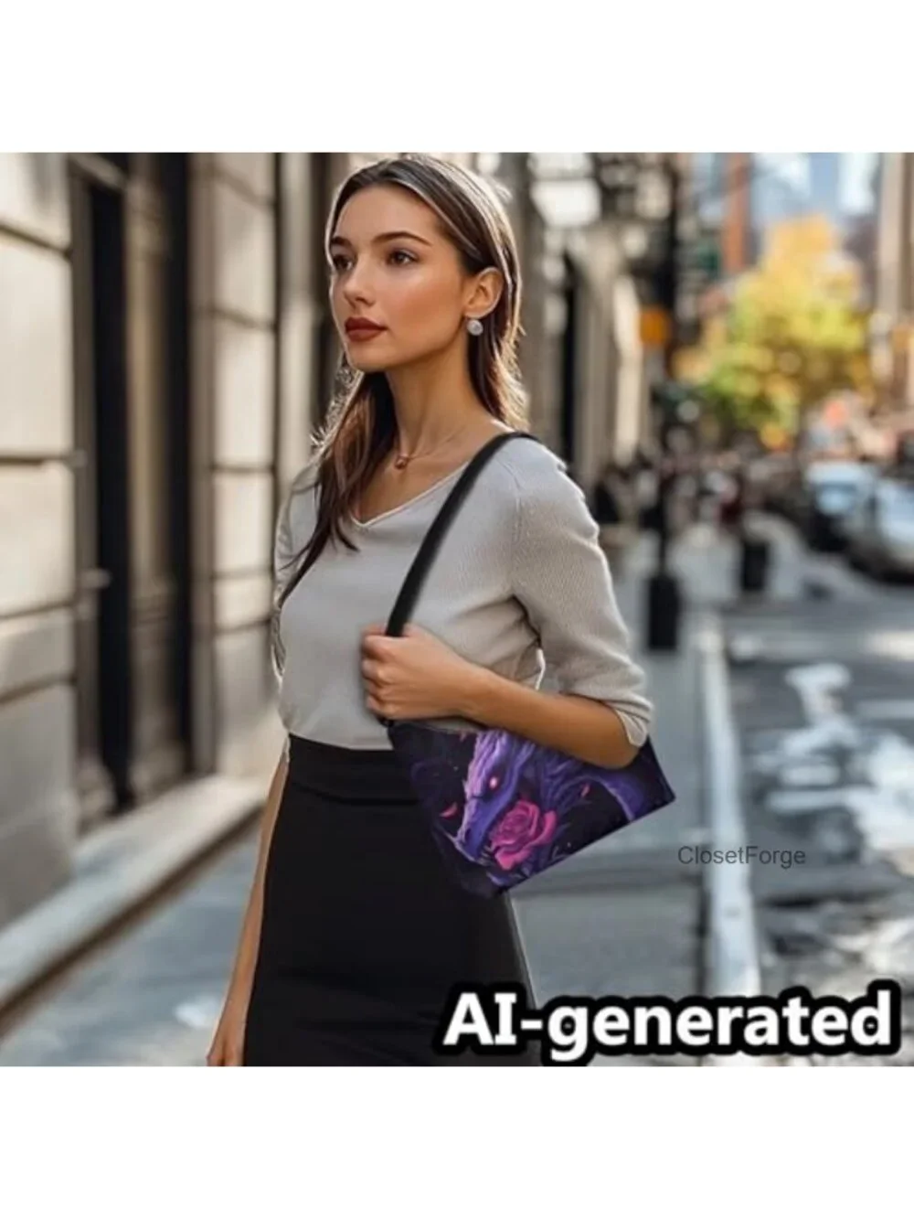 Waterproof PU Leather Hobo Bag with Hand Strap - Trendy Underarm Purse for Work